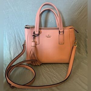 Kate Spade Blush Satchel with Tassel